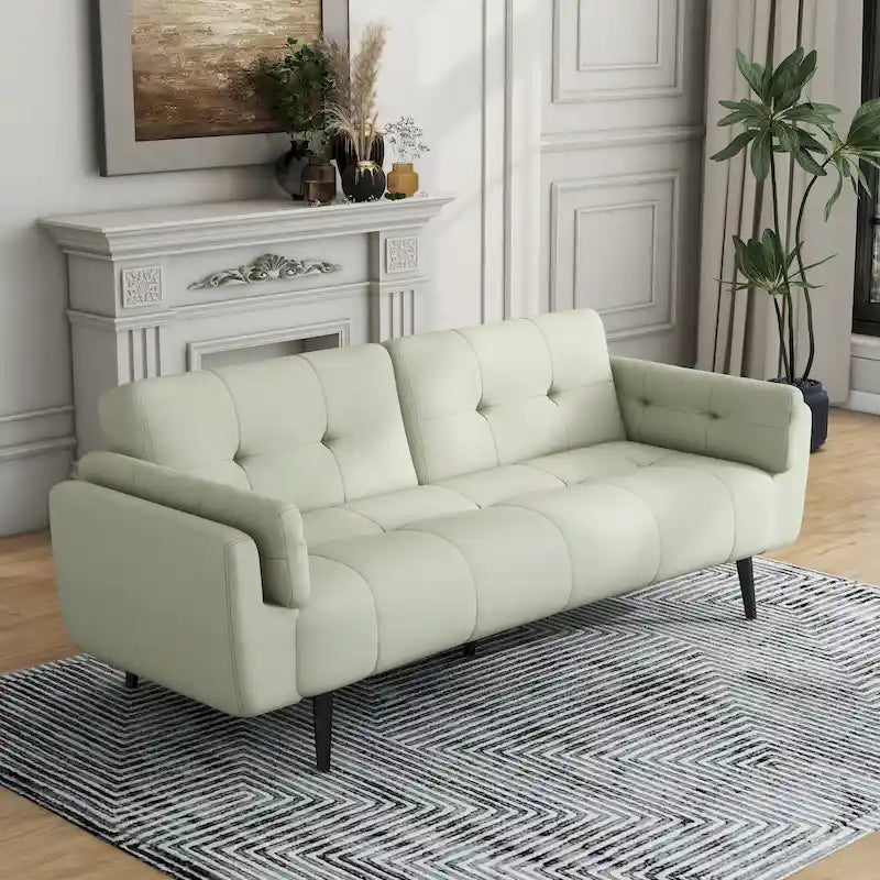 Canapé convertible futon 75 po avec dossier capitonné réglable