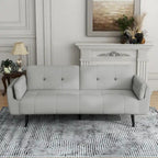 Canapé convertible futon 75 po avec dossier capitonné réglable