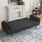 Canapé convertible futon 75 po avec dossier capitonné réglable
