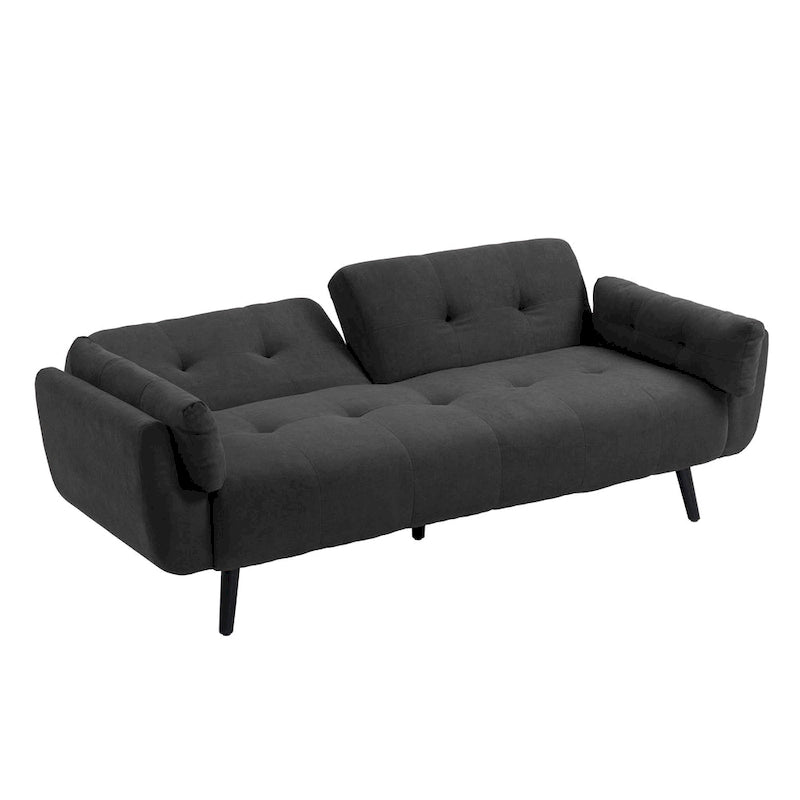 Canapé convertible futon 75 po avec dossier capitonné réglable