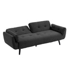 Canapé convertible futon 75 po avec dossier capitonné réglable