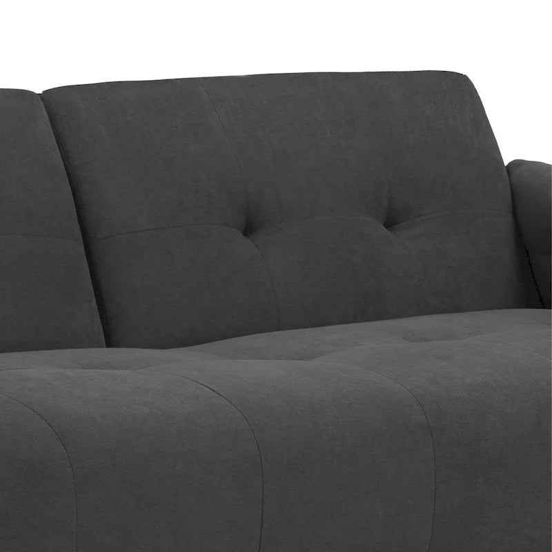 Canapé convertible futon 75 po avec dossier capitonné réglable