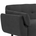Canapé convertible futon 75 po avec dossier capitonné réglable