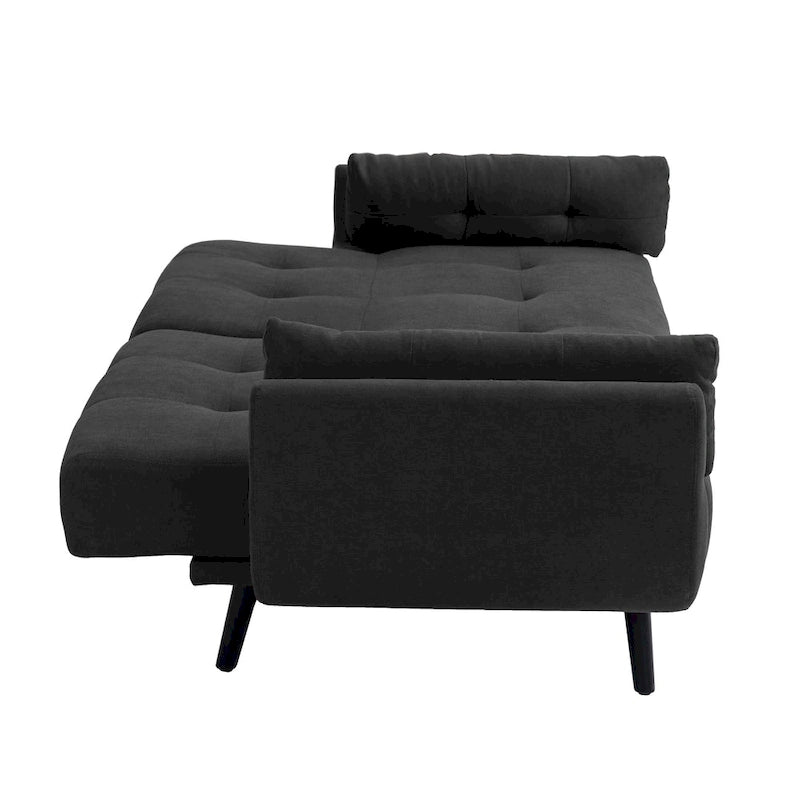 Canapé convertible futon 75 po avec dossier capitonné réglable