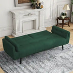 Canapé convertible futon 75 po avec dossier capitonné réglable