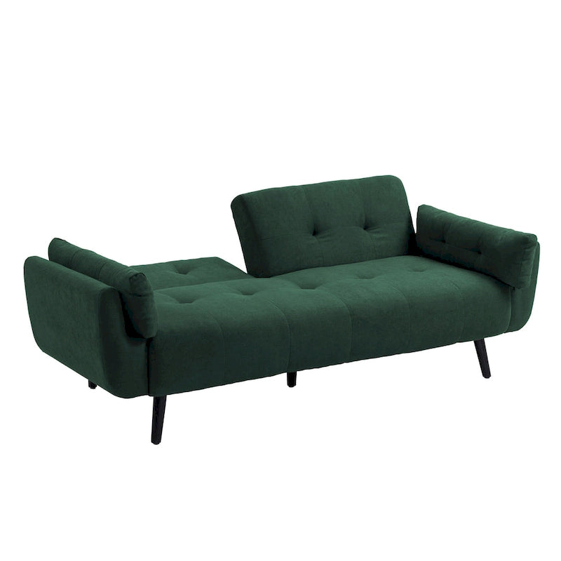 Canapé convertible futon 75 po avec dossier capitonné réglable