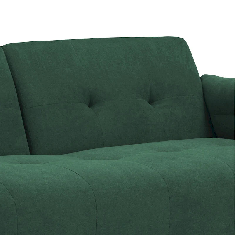 Canapé convertible futon 75 po avec dossier capitonné réglable