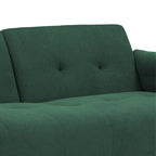 Canapé convertible futon 75 po avec dossier capitonné réglable