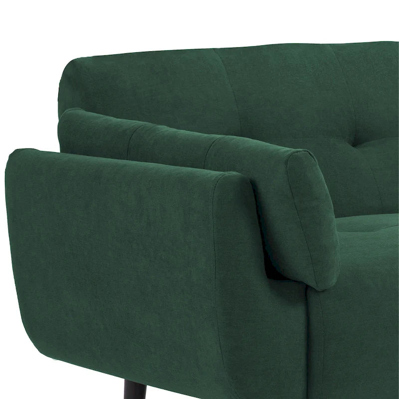 Canapé convertible futon 75 po avec dossier capitonné réglable