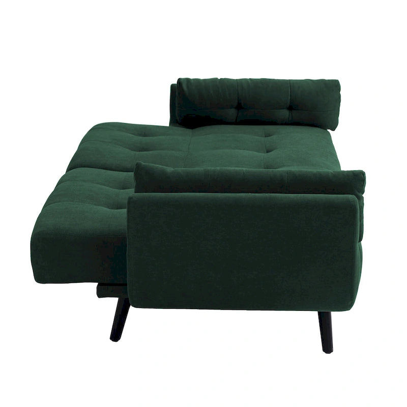 Canapé convertible futon 75 po avec dossier capitonné réglable