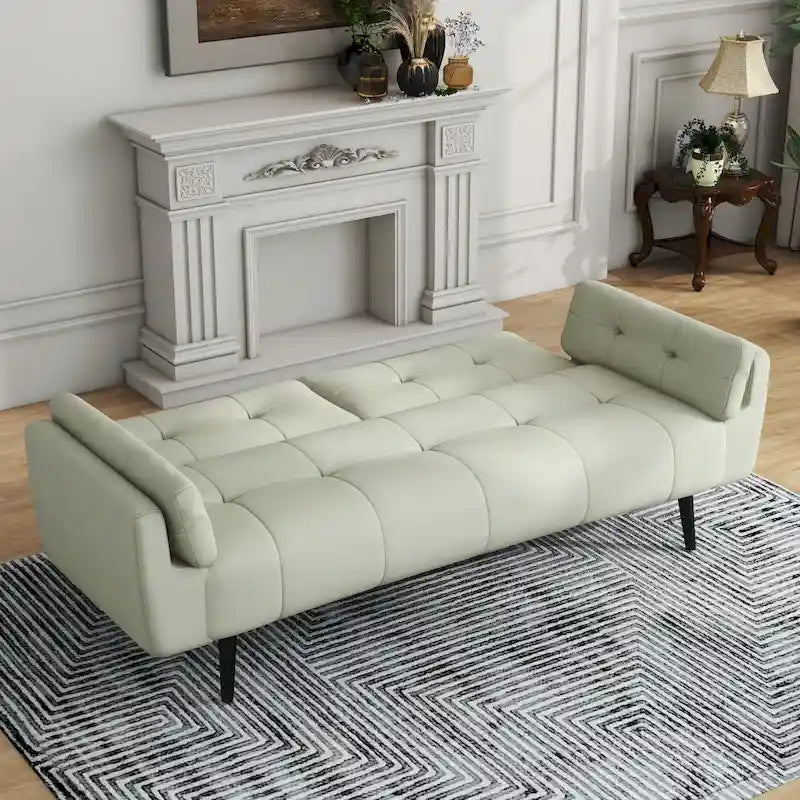 Canapé convertible futon 75 po avec dossier capitonné réglable