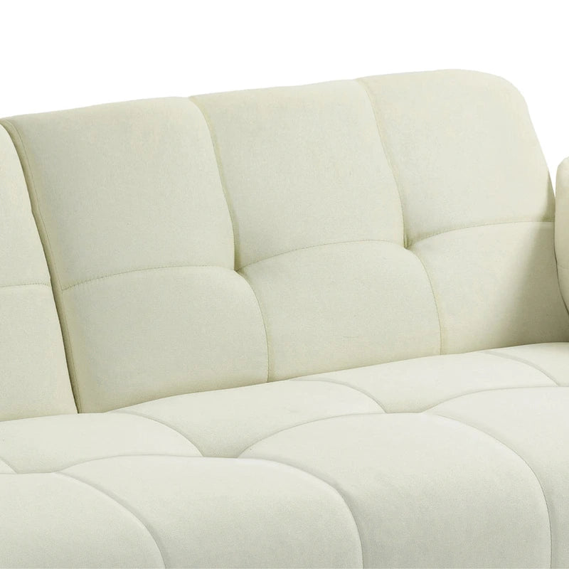 Canapé convertible futon 75 po avec dossier capitonné réglable