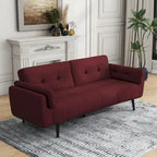Canapé convertible futon 75 po avec dossier capitonné réglable