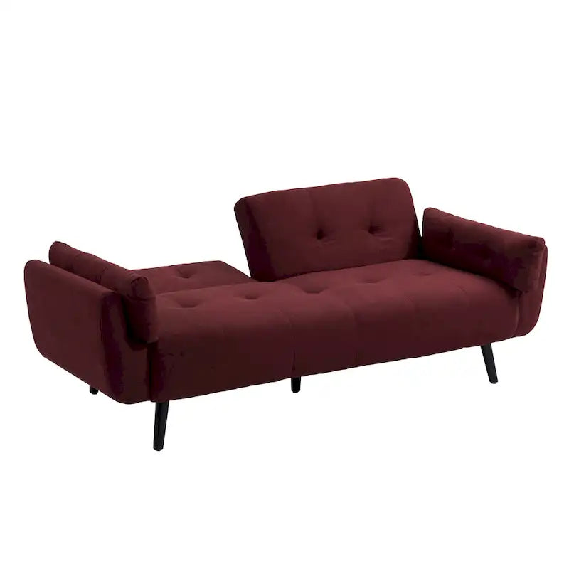 Canapé convertible futon 75 po avec dossier capitonné réglable
