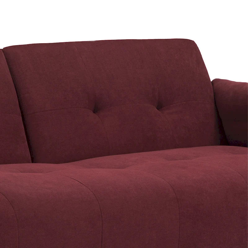 Canapé convertible futon 75 po avec dossier capitonné réglable