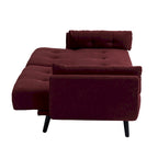 Canapé convertible futon 75 po avec dossier capitonné réglable