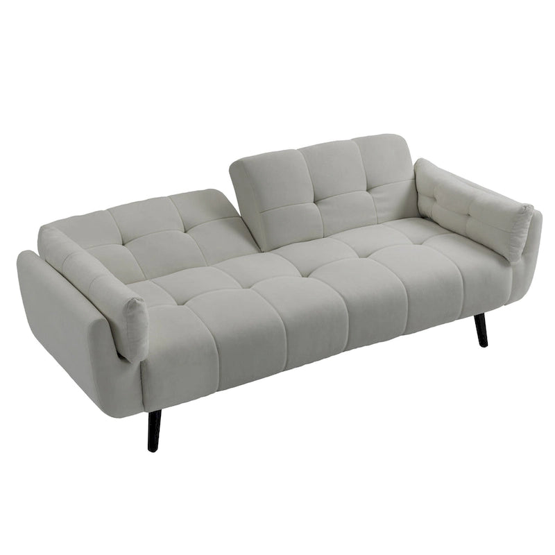 Canapé convertible futon 75 po avec dossier capitonné réglable