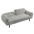 Canapé convertible futon 75 po avec dossier capitonné réglable