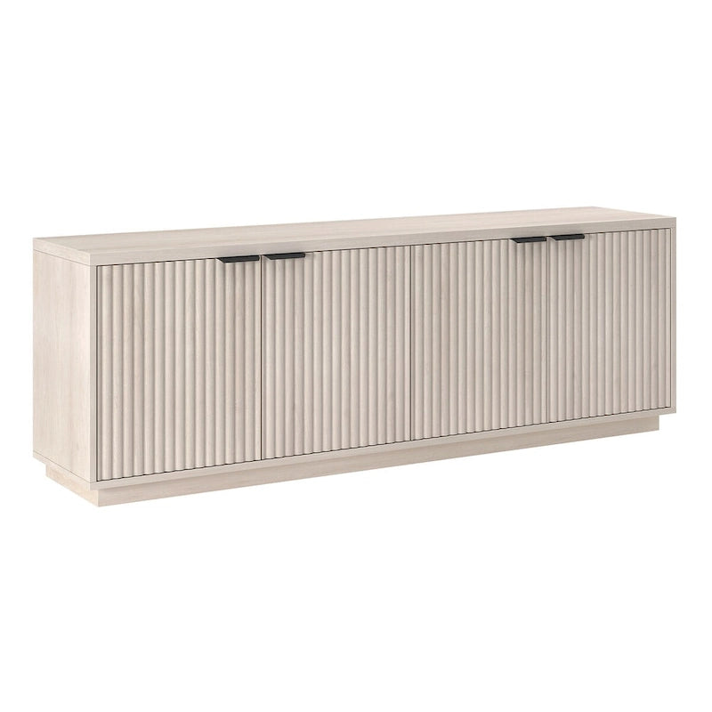 Canapé moderne et minimaliste en velours Teddy avec coussins de dossier et d'assise - 3 places