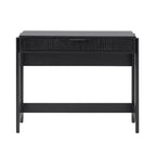 Bureau d'écriture Chêne Côtier / Jonc Noir avec tiroir - Usage unique
