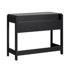 Bureau d'écriture Chêne Côtier / Jonc Noir avec tiroir - Usage unique
