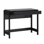 Bureau d'écriture Chêne Côtier / Jonc Noir avec tiroir - Usage unique