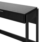 Bureau d'écriture Chêne Côtier / Jonc Noir avec tiroir - Usage unique