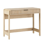 Bureau d'écriture Chêne Côtier / Jonc Noir avec tiroir - Usage unique