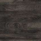 Bureau de travail industriel 60W gris bois flotté/hickory gris foncé avec cadre en métal et passe-câbles - Usage unique